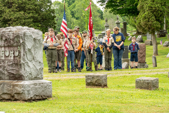 Memorial Day Cerremony in Machias, NY.May 27, 2024_-36