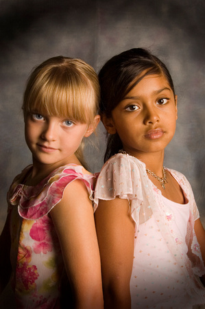 Two girls- Portrait Headshot
