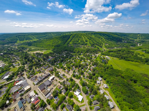 Drone Stock Imagery Ellicottville, NY-62