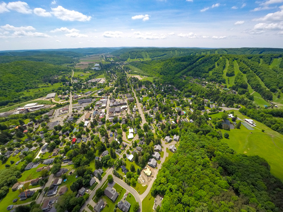 Drone Stock Imagery Ellicottville, NY-67