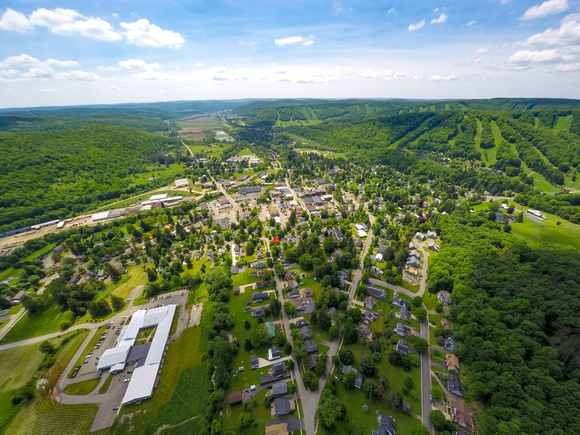 Drone Stock Imagery Ellicottville, NY-70